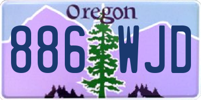OR license plate 886WJD