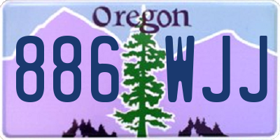 OR license plate 886WJJ