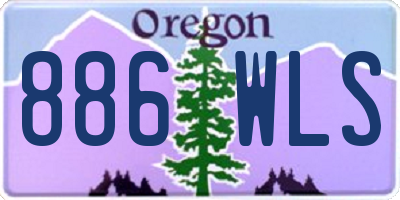 OR license plate 886WLS