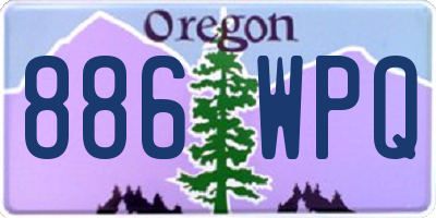 OR license plate 886WPQ