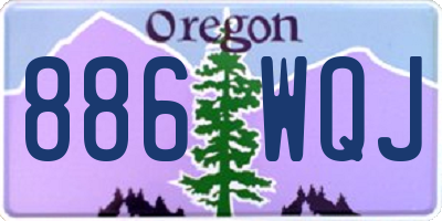 OR license plate 886WQJ