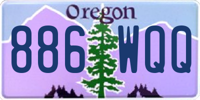 OR license plate 886WQQ