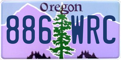 OR license plate 886WRC