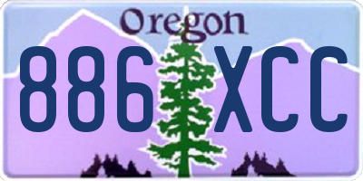 OR license plate 886XCC