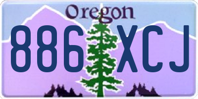 OR license plate 886XCJ
