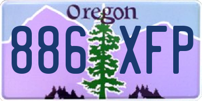 OR license plate 886XFP