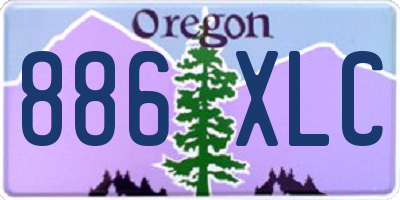 OR license plate 886XLC