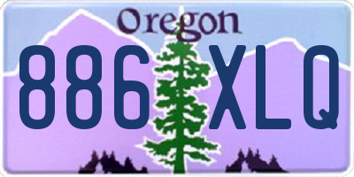 OR license plate 886XLQ