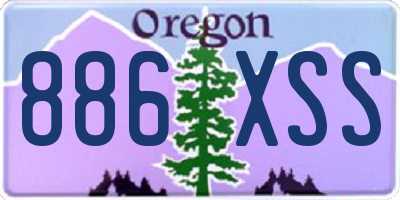 OR license plate 886XSS