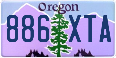 OR license plate 886XTA