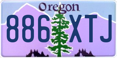 OR license plate 886XTJ