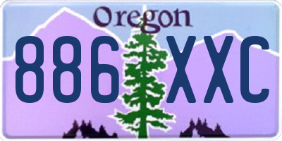 OR license plate 886XXC