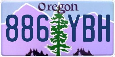 OR license plate 886YBH