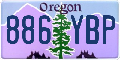 OR license plate 886YBP