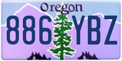 OR license plate 886YBZ