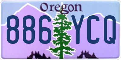 OR license plate 886YCQ