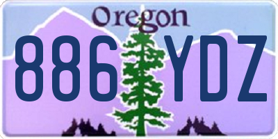 OR license plate 886YDZ