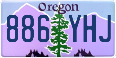 OR license plate 886YHJ