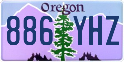 OR license plate 886YHZ