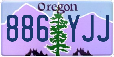 OR license plate 886YJJ