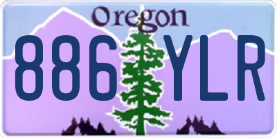 OR license plate 886YLR