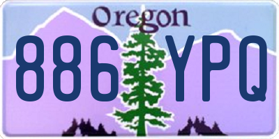 OR license plate 886YPQ