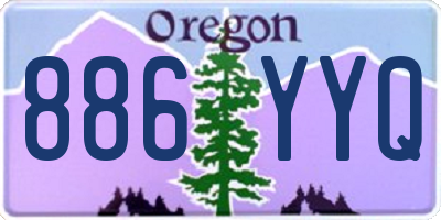OR license plate 886YYQ