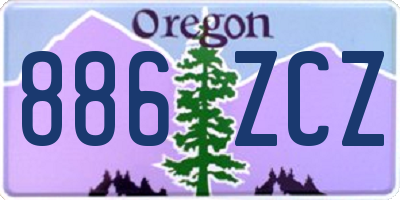 OR license plate 886ZCZ