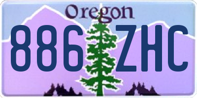 OR license plate 886ZHC