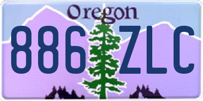 OR license plate 886ZLC