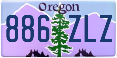 OR license plate 886ZLZ