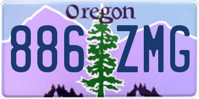 OR license plate 886ZMG