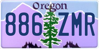 OR license plate 886ZMR