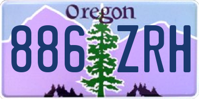 OR license plate 886ZRH