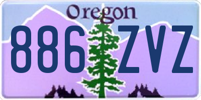 OR license plate 886ZVZ