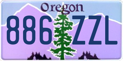 OR license plate 886ZZL