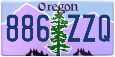 OR license plate 886ZZQ