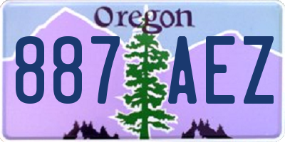 OR license plate 887AEZ