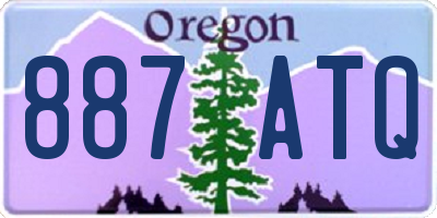 OR license plate 887ATQ
