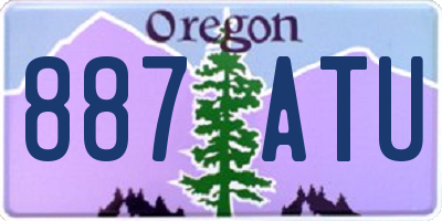 OR license plate 887ATU