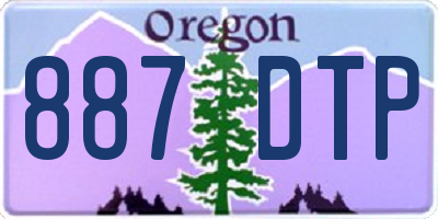 OR license plate 887DTP