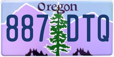 OR license plate 887DTQ