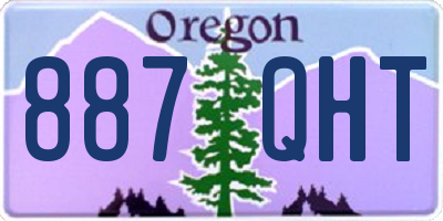 OR license plate 887QHT