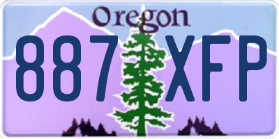 OR license plate 887XFP