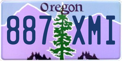 OR license plate 887XMI