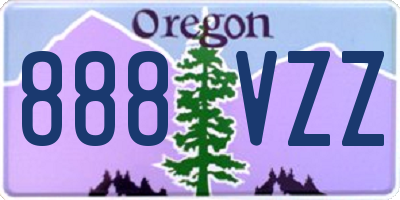 OR license plate 888VZZ