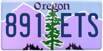 OR license plate 891ETS