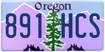 OR license plate 891HCS
