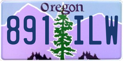 OR license plate 891ILW
