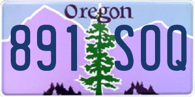OR license plate 891SOQ